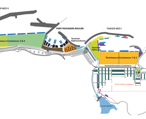 Ports-Tanger-Maroc-plan Plan du Port Tanger Maroc