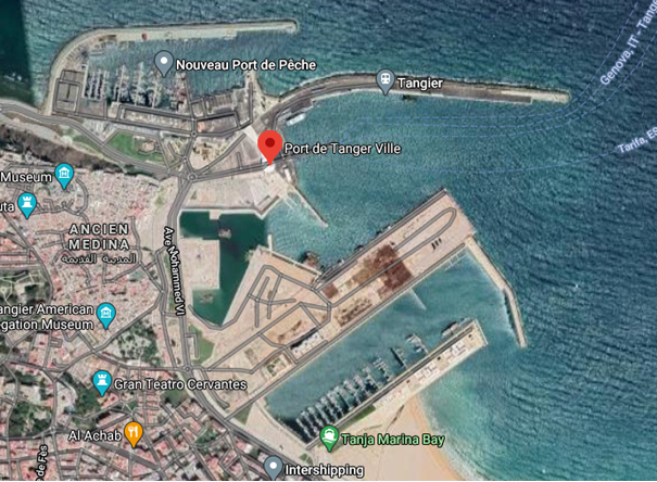 Port tanger ville tangerville